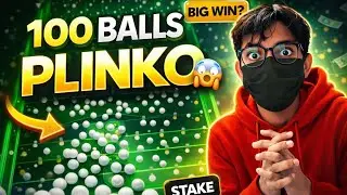 Plinko Me 100 Balls Drop 😱 | Stake Par Kya Hua? Big Result! 