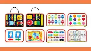 Busy Board for Toddlers/Busy Book/Quiet Book/Travel Toys/Montessori Toys for 2 3 Years Old