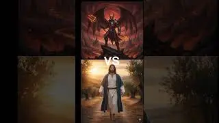 devil 👿 vs jesus ⛄.      #believe #jesus#god