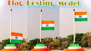 National Flag hosting | Indian flag making | Working Flag Hoisting | Republic day craft ideas