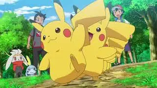 Pokemon Journeys Ep 35- The Pikachu March of the Towering Thunderbolt