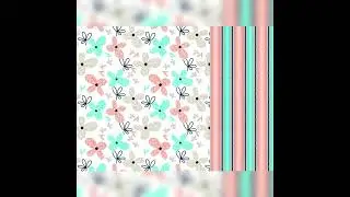 Trendy Floral Print Fabric Girl's Wear Top and Bottom