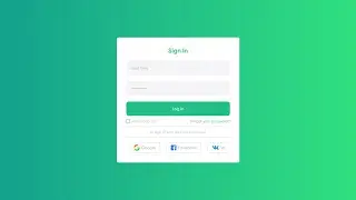 How to create Login Form using HTML & CSS only | HTML CSS Sign In Form Login Form @raselcoder