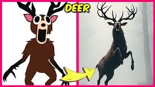 РЕАЛЬНЫЕ МОБЫ ИЗ 99 НОЧЕЙ В ЛЕСУ?! 🤯 | Угадайте их любимые вещи! 🦌🟤 | Олень