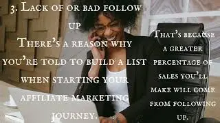 Reasons why Affiliate marketers struggle and end up feeling frustrated