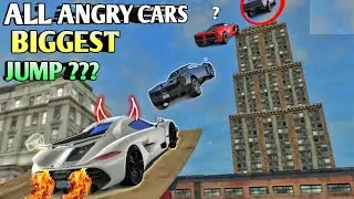All angry cars🤯||Biggest😱||Building jump test|| @vickylolgaming #gaming