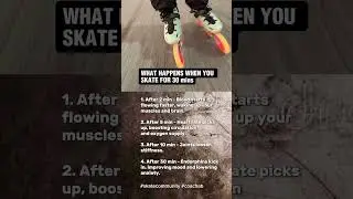 What happens when you skate for 30mins #DidYouKnow #skatecommunity
