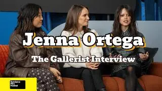 Интервью Дженны Ортеги для издания The Gallerist на кинофестивале Sundance 2026.