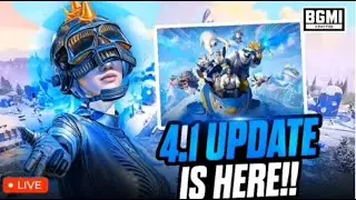 🔴 BGMI NEW UPDATE 4.1✨️|| FULL RUSH GAMEPLAY || BGMI LIVE || ADITYAISLIVEYT