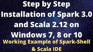 how to install spark in windows 10 || installation of spark on windows || scala installation