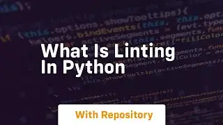 what is linting in python