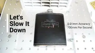 Laser Engraved Black Leather Hip Flask from Ahurei Gifts in New Zealand