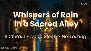 Thailand | Rainfall on a Calm Urban Alley &bull; 8H for Sleep, Study & Peace
