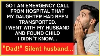 During my husband's business trip, our daughter got high fever  At hospital, I found him with...
