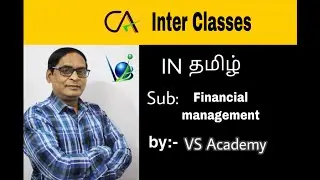 #6 RATIO ANALYSIS | TURN OVER/PERFORMANCE RATIO/ACTIVITY RATIO | CA INTER | CMA INTER | VS ACADEMY |