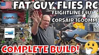 FLIGHTLINE F4U CORSAIR 1600MM BUILD by FGFRC #aviation #rc #warbirds