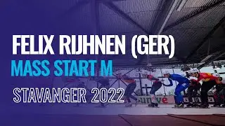 Felix Rijhnen (GER) | Winner | Mass Start M | Stavanger | #SpeedSkating