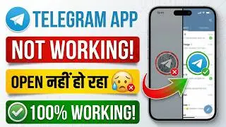 Telegram Down Today in India? 😱 Telegram Kyun Nahi Chal Raha Hai | Telegram Not Working Today