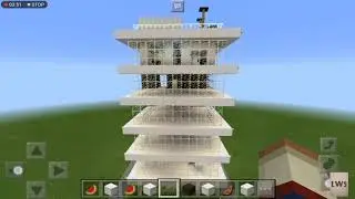 I made a 7 star Hotel in Mine Craft Pocket Edition (MCPE).
