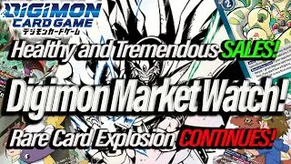 Digimon Market Watch! Healthy and Tremendous SALES! Rare Card Explosion CONTINUES (Digimon TCG 2024)