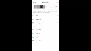 Level Up - Customize Home on the new Evernote mobile app #shorts