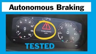 New Land Rover Defender - Autonomous Emergency Braking - TESTED - Does it hit poor Jim ?