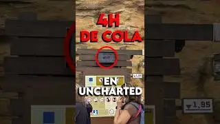 4 horas de COLA en UNCHARTED...&iquest;Era verdad? #shorts
