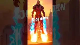 Epic Future Showdown: Trump, Biden, Clinton, Obama & Musk in Futuristic Armor!  #americanpolitician