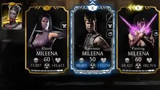 MK Mobile - Mileena Team Gameplay with (Kameo) Vampiress Mileena