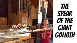 Goliath's Spear: Ever wonder what size and kind of weapon the Giant Goliath used?