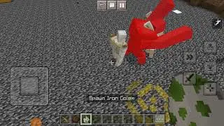 Tiga iron golem vs Boulderring zombie