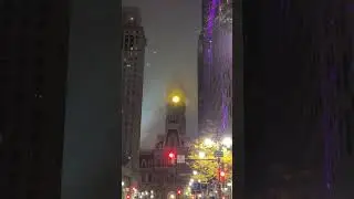 Philadelphia City Hall! #downtown #beautiful #foggy #night #philadelphiacityhall #peaceful