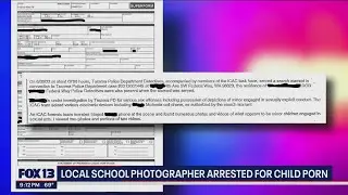 School photographer arrested for child porn possession | FOX 13 Seattle