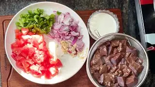 HOW I MADE TASTEFUL BEEF/MILK LIVER AND RICE FOR MY FAMILY OF FOUR 