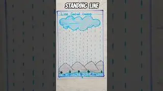 🖍️ Standing Line Worksheet | Pre-writing Practice for Toddlers