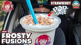 Wendy's&reg; Pop-Tarts&reg; Strawberry Frosty Fusion Review! 🍓🥧🍦 | How Good Is This? | theendorsement