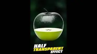 Easily create half transparent effect in photoshop | how to make half transparent in photoshop
