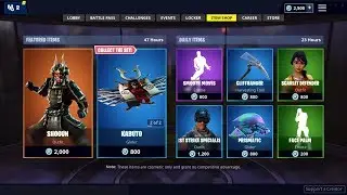 NEW SHOGUN SKIN AND BLADED WINGS BACKBLING IN FORTNITE