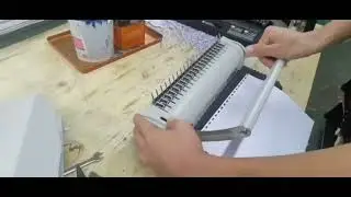 Engargoladora 100 Arillos Pl&aacute;stico M&aacute;quina Encuadernaci&oacute;n BOWOSHEN