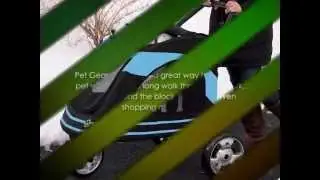 Pet Gear Roadster Pet Stroller for Cats and Dogs, Black Blue