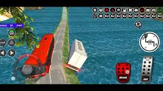 Pro Truck Driving Skills on Narrow Bridge! 🎯🛣️ @[ablestar81]