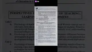 UP. B.ed First Semester  (First Year)   New Syllabus 2022-23 #jncu #mgkvp