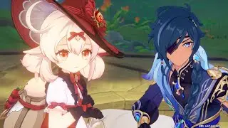 Genshin Impact cutscene - End of Klee's sumeru event