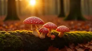 Mushrooms in Morning Light, Music by Fesliyan Studios