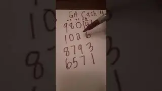 Georgia cash 4  Best strategies
