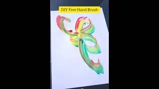 Easy Painting For Kids/ Toddler Painting Ideas/ DIY Paint Brush/ Art and Craft For Kids
