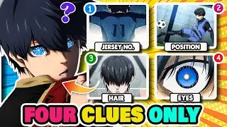 CAN YOU GUESS THE BLUE LOCK CHARACTERS BY 4 CLUES? 🧠 Anime Quiz. @brainitquiz​