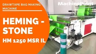 HEMINGSTONE HM 1250 MSR IL Drawtape bag making machine | HEMINGSTONE Machines