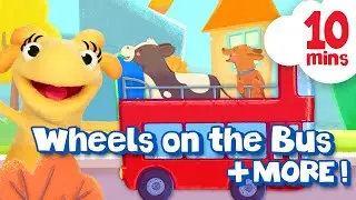 WHEELS ON THE BUS + MORE NURSERY RHYMES | NEW KID SONGS 2022 | ABCZ SONG | TREEBEES