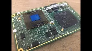 How to replace the thermal compound on an Intel MMC-1 CPU